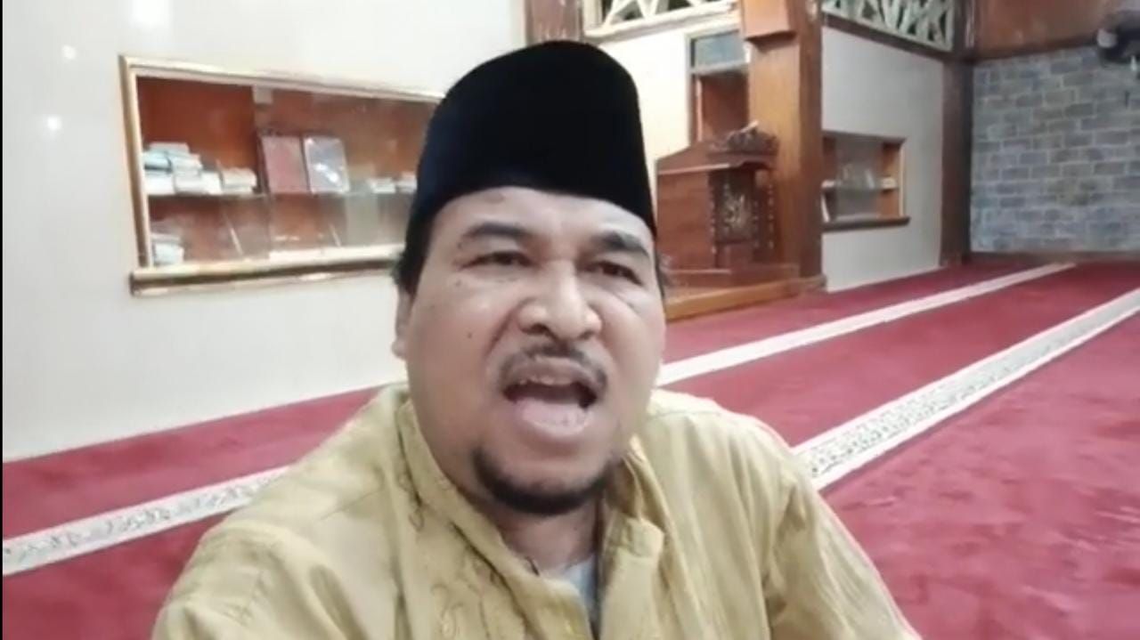 Sosok Cecep Habib dalam potongan video yang viral di medsos