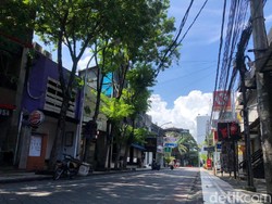 Suasana Sepi Kuta Bali yang Tak Masuk Zona Free Covid Corridor