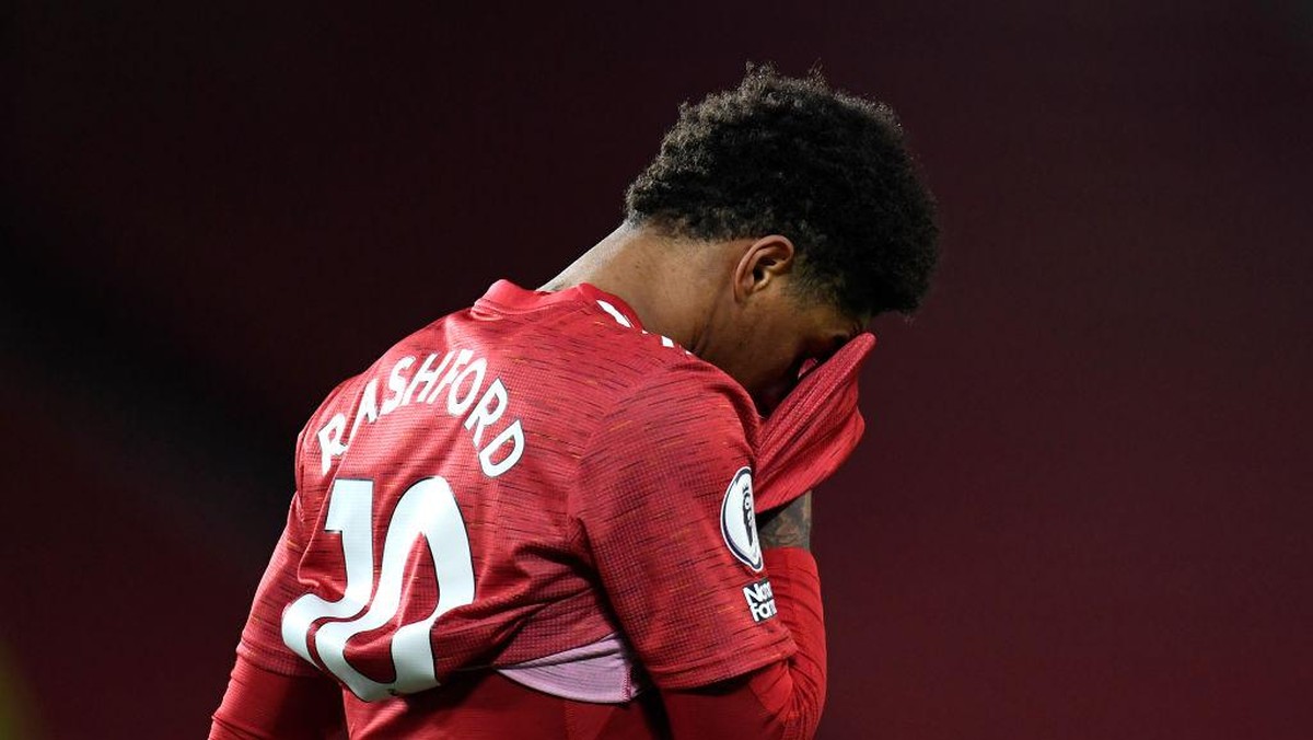 Marcus Rashford lewatkan duel kontra Albania dan Polandia (Getty Images/Pool)