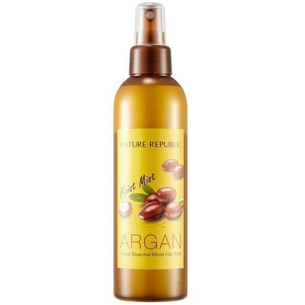 Nature Republic Argan Essential Moist Hair Mist/naturerepbulic.id