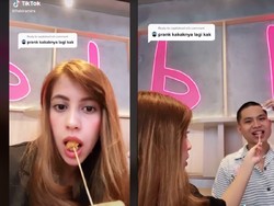 Prank Suapi Makanan Bekas Emutan ke Orang Lain, TikToker Ini Dikecam Netizen