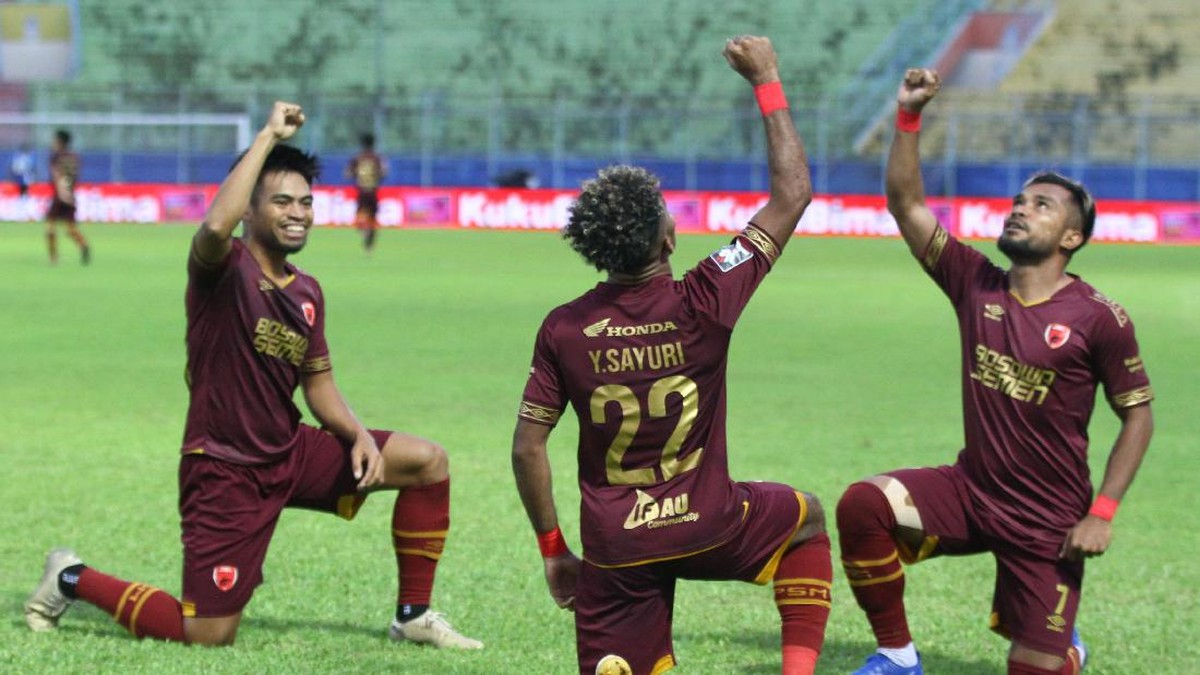Skuad PSM Makassar dilaporkan selamat saat gempa Malang terjadi. (Foto: ARI BOWO SUCIPTO/ARI BOWO SUCIPTO)