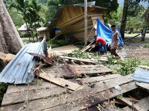 Begini Dampak Kerusakan Banjir Bandang di Aceh Besar