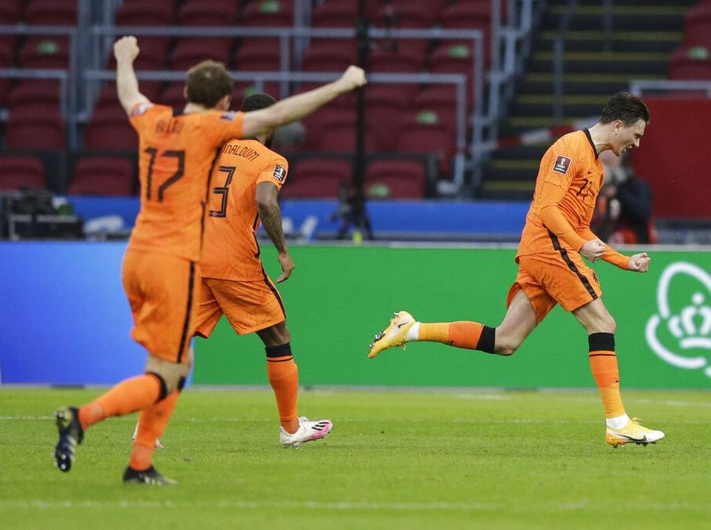 Hasil Kualifikasi Piala Dunia 2022: Belanda Bekuk Latvia 2-0