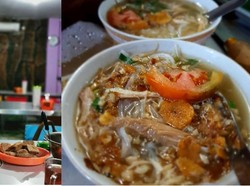 Erick Thohir dan Sri Mulyani Kompak Jajan Soto Semarang