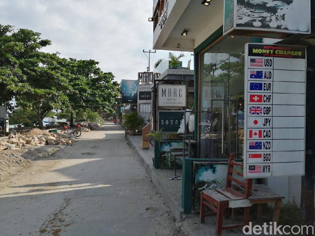 Potret Terkini Gili Trawangan yang Sepi Bak Pulau Hantu Potret Terkini Gili Trawangan yang Sepi Bak Pulau Hantu