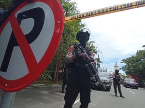 Sekuriti Gereja Katedral Sempat Cegah 2 Pelaku Bom