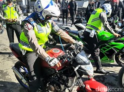 Polisi: 12 Rombongan Moge Ducati Tetap Ditilang, Karena Knalpot Bising