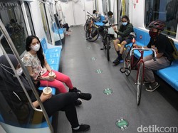 Besok Hari Terakhir Uji Coba Sepeda Non Lipat Masuk MRT, bakal Dilanjut?
