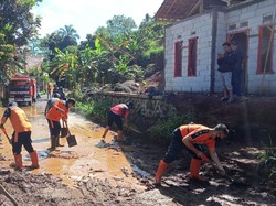Banjir dan Longsor Kepung Kota Sukabumi, BPBD Terjunkan Tim Penanganan