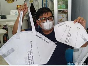 Eye Catching Banget, Tas Masker Bikinan Pemuda Blitar Ini Banjir Pesanan