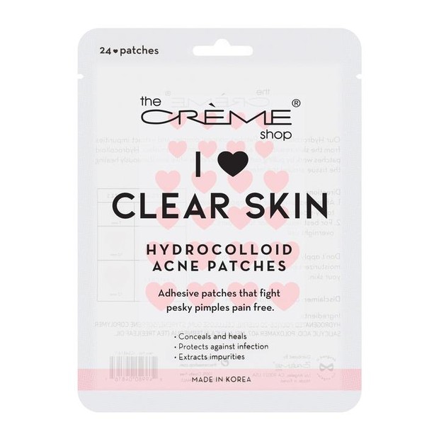 The Crème Shop I ❤ Clear Skin Hydrocolloid Acne Patches/thecremeshop.com The Crème Shop I ❤ Clear Skin Hydrocolloid Acne Patches