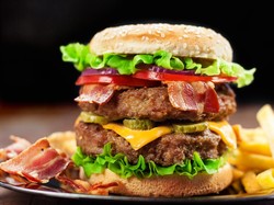 Burger Sultan Diracik dari Bahan dan Bumbu Paling Baik