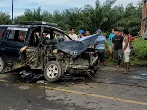 Kecelakaan 3 Kendaraan di Batu Bara Sumut, 2 Orang Dilarikan ke RS