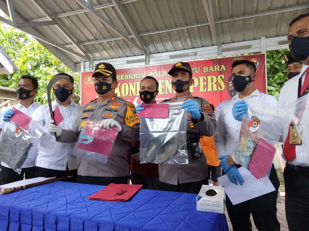 Ancam Ibu-Anak Pakai Arit, Jambret di Batu Bara Sumut Ditangkap Ancam Ibu-Anak Pakai Arit, Jambret di Batu Bara Sumut Ditangkap