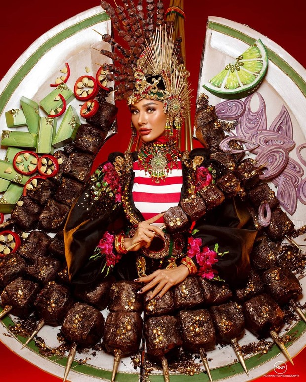 Kostum Sate Madura/Instagram.com/ aurrakharishma Kostum Sate Madura