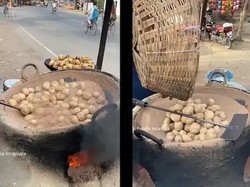 Mirip Batu Digoreng Pakai Pasir, Netizen Bingung dengan Jajanan Ini