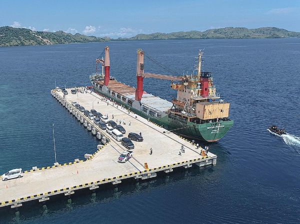 Momen Uji Coba Terminal Wae Kelambu Labuan Bajo
