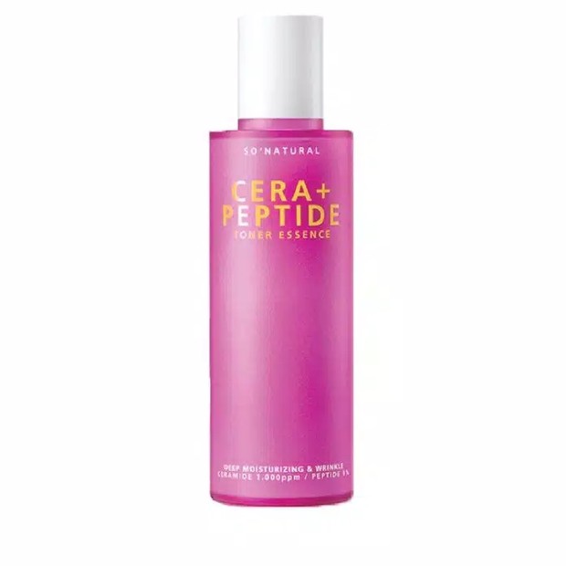 So Natural Cera Plus Peptide Toner Essense/shopee.co.id/sonatural.official So Natural Cera Plus Peptide Toner Essense