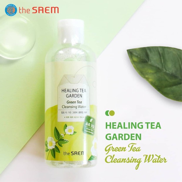 The Saem Healing Tea Garden Green Tea Cleansing Water/instagram.com/thesaemid Produk Skincare dengan Teh Hijau