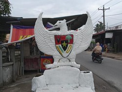 Viral Burung Garuda di Asahan Dicat Putih, Warga Ngadu ke Polisi