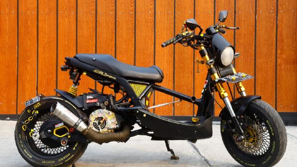 Potret Modifikasi Yamaha Mio Soul Ala Low Rider