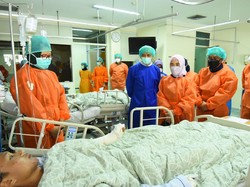 Korban Tanki Pertamina di Balongan Dirawat Dokter Spesialis RSPP