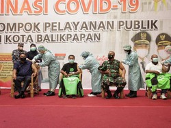 Sudah Divaksin, Ribuan Driver Gojek Makin Tenang Layani Masyarakat
