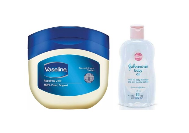Vaseline repairing jelly dan baby oil/vaseline.com dan johnsonsbaby.co.id