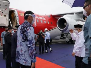 Maruf Amin ke Kalteng, Resmikan Bandara-Tinjau Vaksinasi COVID-19