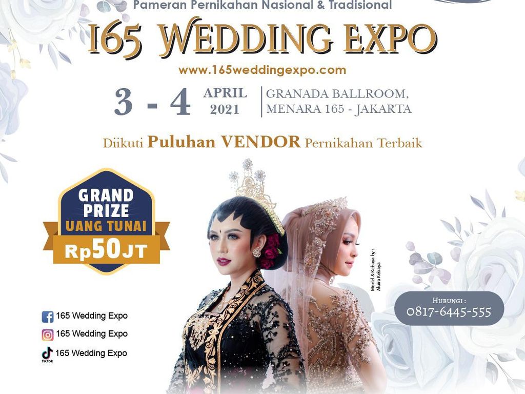 Pameran Pernikahan 165 Wedding Expo Kembali Digelar dengan Prokes Pameran Pernikahan 165 Wedding Expo Kembali Digelar dengan Prokes