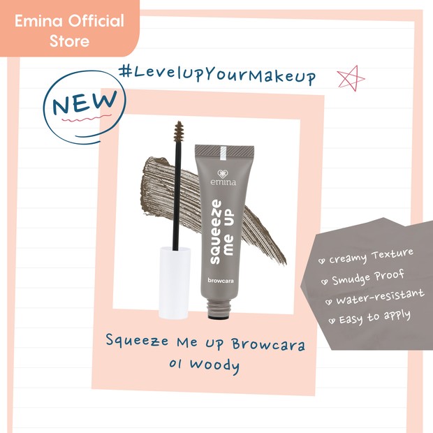 Emina Squeeze Me Up Browcara/lazada.co.id Emina Squeeze Me Up Browcara