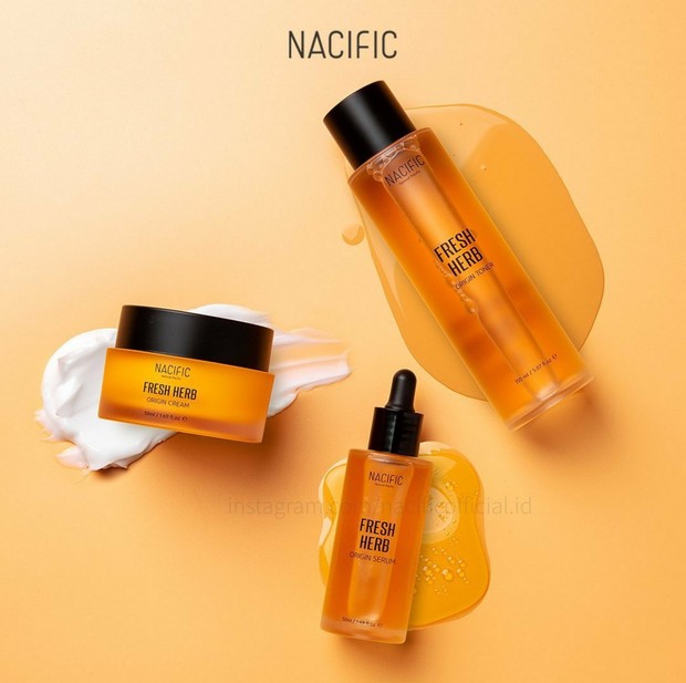 Fresh Herb Origin Triple Set (sumber : instagram.com/nacificofficial.id)
