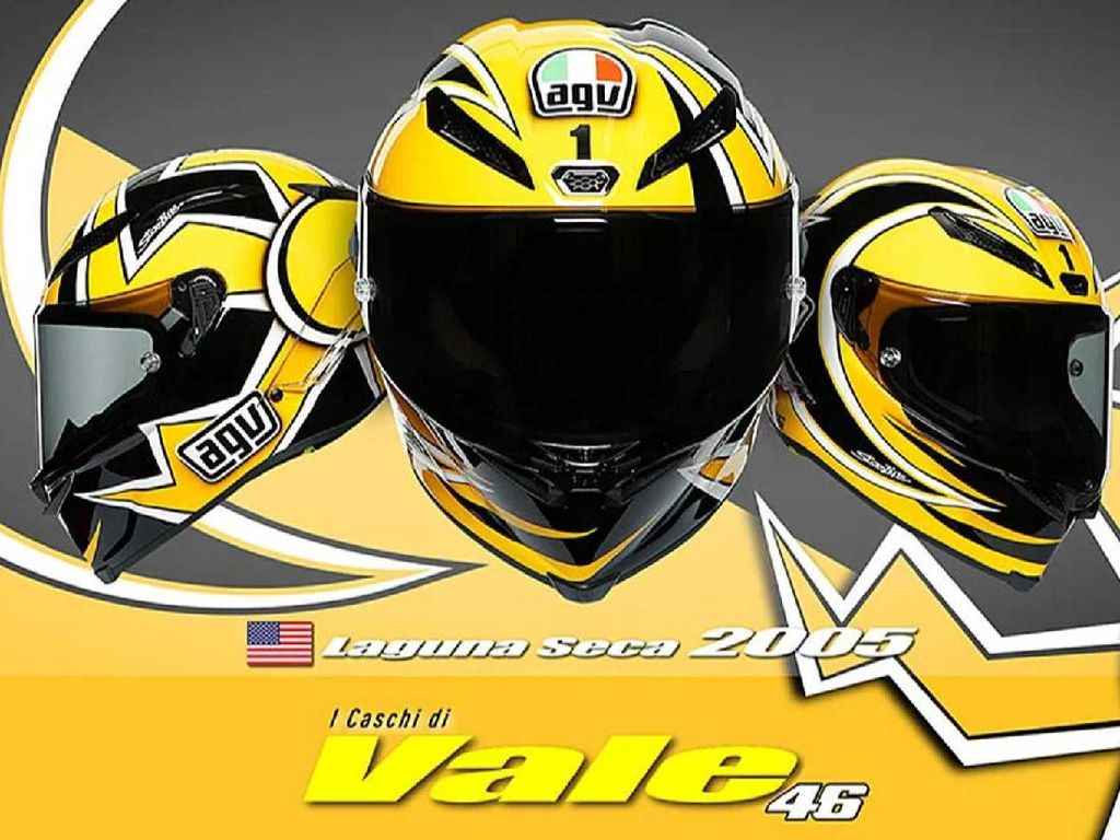 AGV Rilis Replika Helm Valentino Rossi, Dijual Seharga Rp 27 Juta AGV Rilis Replika Helm Valentino Rossi, Dijual Seharga Rp 27 Juta