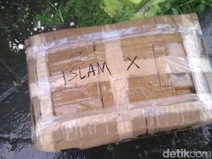 Potret Kotak Mencurigakan Islam X Ternyata Berisi Bohlam