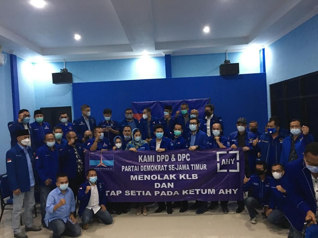 Fraksi PD Jatim Sambut Baik Penolakan Demokrat Kubu Moeldoko Fraksi PD Jatim Sambut Baik Penolakan Demokrat Kubu Moeldoko