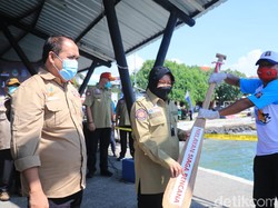 Mensos Risma Canangkan Pelatihan 1.000 Nelayan Siaga Bencana di Pangandaran