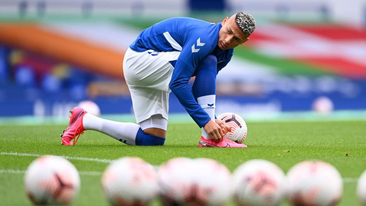 Richarlison resmi ke Tottenham Hotspur. (Foto: Getty Images/Laurence Griffiths)