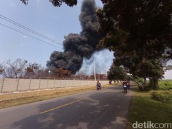 Tersisa 1 Tangki yang Masih Terbakar di Kilang Pertamina Indramayu