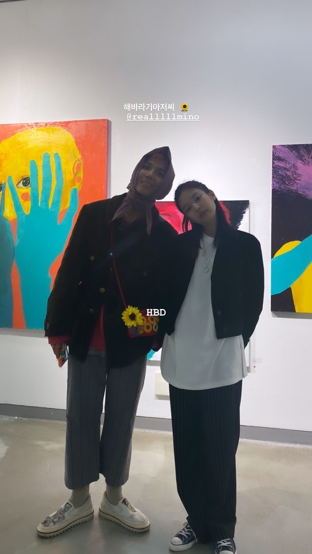 Ucapan Jennie BLACKPINK untuk Song Mino WINNER Ucapan Jennie BLACKPINK untuk Song Mino WINNER (foto: instagram.com/jennyrubyjane)