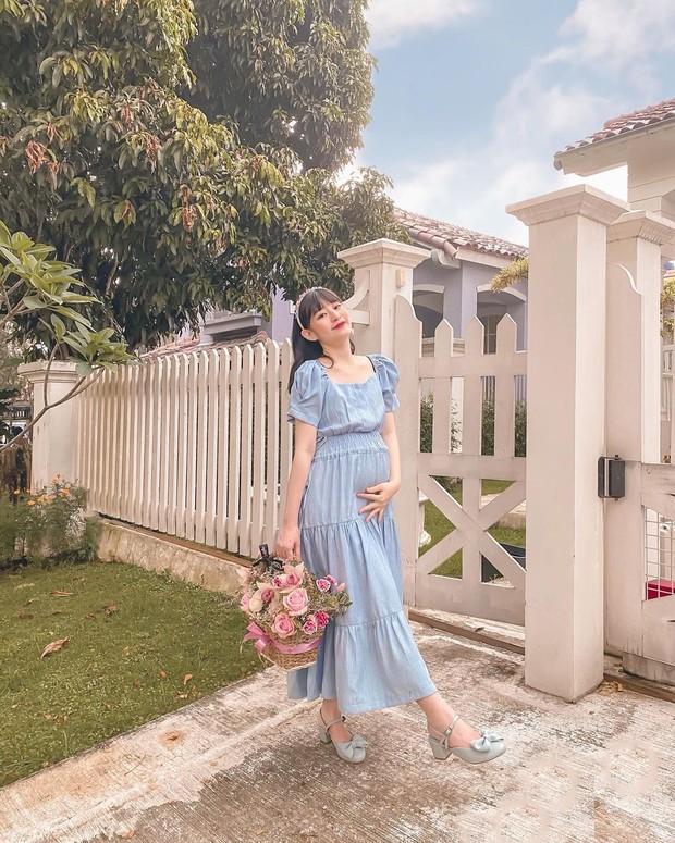 Vanessa Andrea/instagram.com/cherrydreamy Vanessa Andrea rahasiakan jenis kelamin calon bayi/instagram.com/cherrydreamy