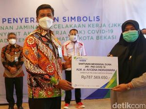 Ahli Waris Nakes yang Wafat Gegera COVID-19 Terima Santunan