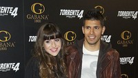 Sergio Aguero menikah dengan anaknya mendiang Diego Maradonna, Giannina Maradona di tahun 2008 dan memiliki anak, Benjamin Aguero. Sayangnya di tahun 2012 mereka berpisah karena ketidakcocokan (Getty Images/Carlos Alvarez)