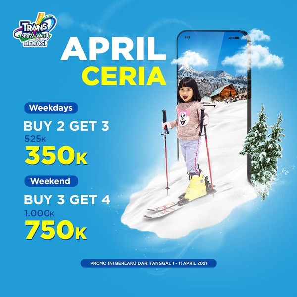 tiket promo Trans Snow World Bekasi