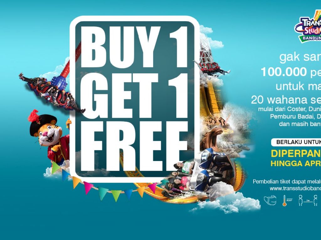 Long Weekend Seru di Trans Studio Bandung, Ada Promo Buy 1 Get 1! Long Weekend Seru di Trans Studio Bandung, Ada Promo Buy 1 Get 1!