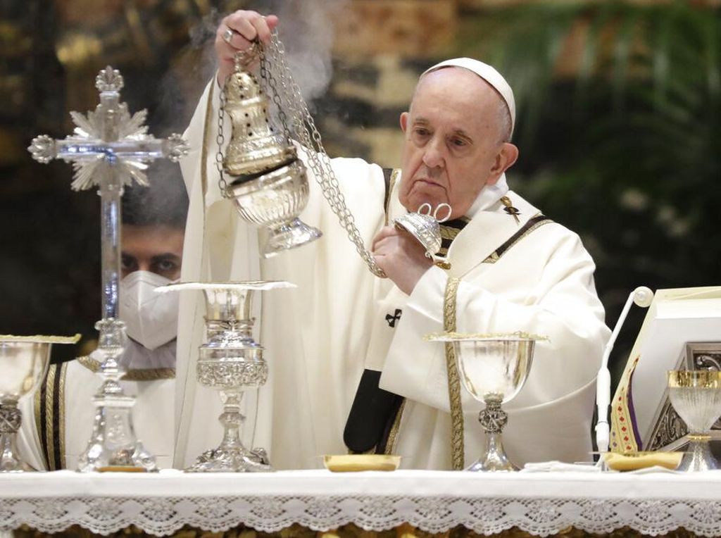 Paus Fransiskus Berkhotbah Soal yang Patut Ditakuti di Malam Natal