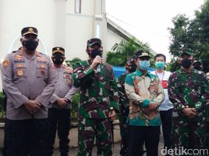 Ke Katedral Makassar, Panglima TNI Pastikan Misa Jumat Agung Berjalan Baik