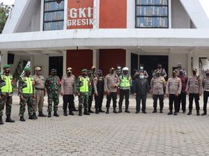 Pengamanan Gereja di Gresik Dilakukan Selama Perayaan Paskah