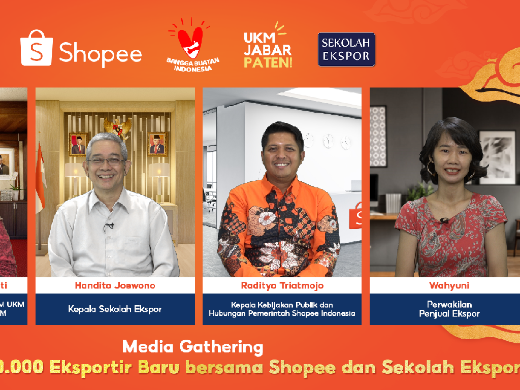 Dorong Ekspor RI, Shopee Pasarkan 1,5 Juta Produk UMKM Lokal Dorong Ekspor RI, Shopee Pasarkan 1,5 Juta Produk UMKM Lokal