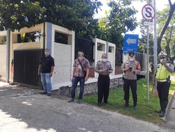 Polisi-Damkar Jaga Ibadah Jumat Agung di Gereja Santo Albertus Bekasi